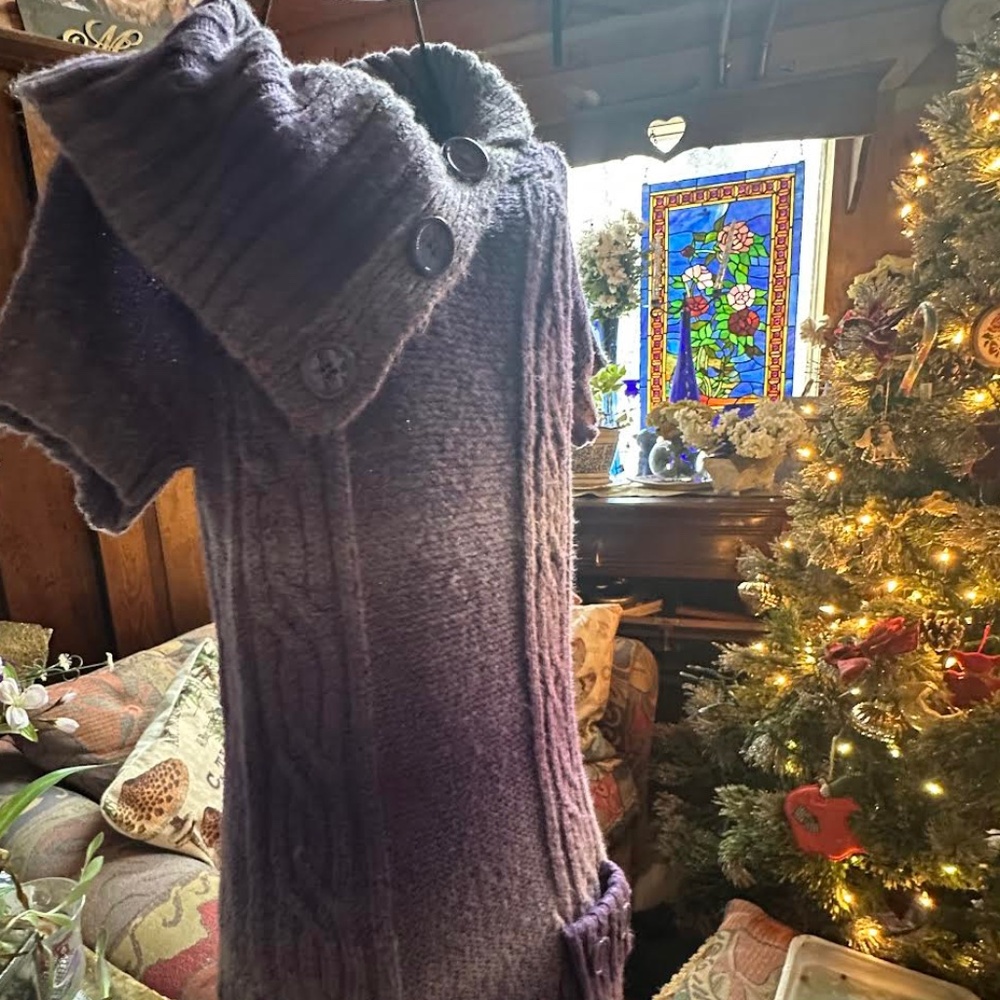 Purple sweater / dress